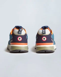AERONAUTICA MILITARE - SNEAKERS CON SUOLA STAMPATA BLU SCURO/BLU CHIARO - 276CT3332_94657