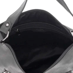 ALEX&CO - Borsa un manico in VERA PELLE con doppia tasca frontale e tracolla rimovibile