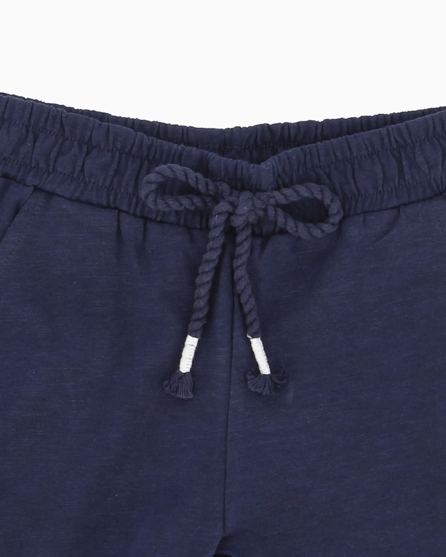 AMERICAN RAP - Short bimba blu con sbuffo