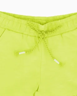 AMERICAN RAP - Short bimba giallo fluo con sbuffo