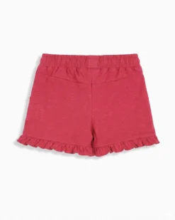 AMERICAN RAP - Short bimba rosso con sbuffo