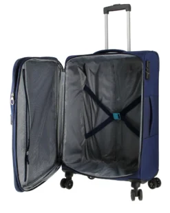 AMERICAN TOURISTER - DEEP DIVE TROLLEY TESSUTO 4 RUOTE CON COMBINAZIONE TSA