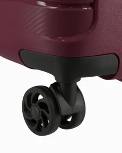 AMERICAN TOURISTER - TROLLEY BORDEAUX 4 RUOTE IN ABS CON COMBINAZIONE TSA