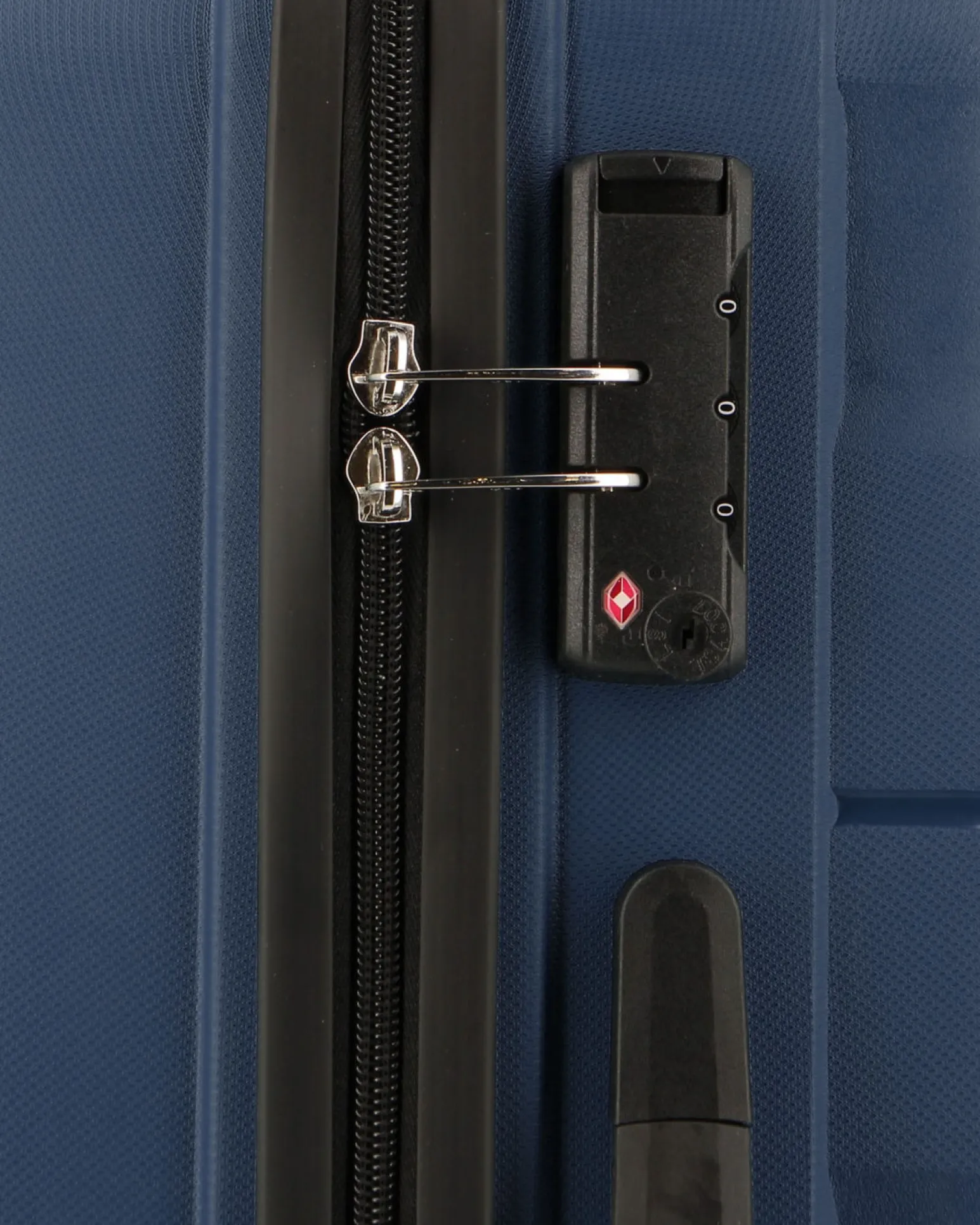 AMERICAN TOURISTER - TROLLEY BLU IN ABS 4 RUOTE CON COMBINAZIONE TSA