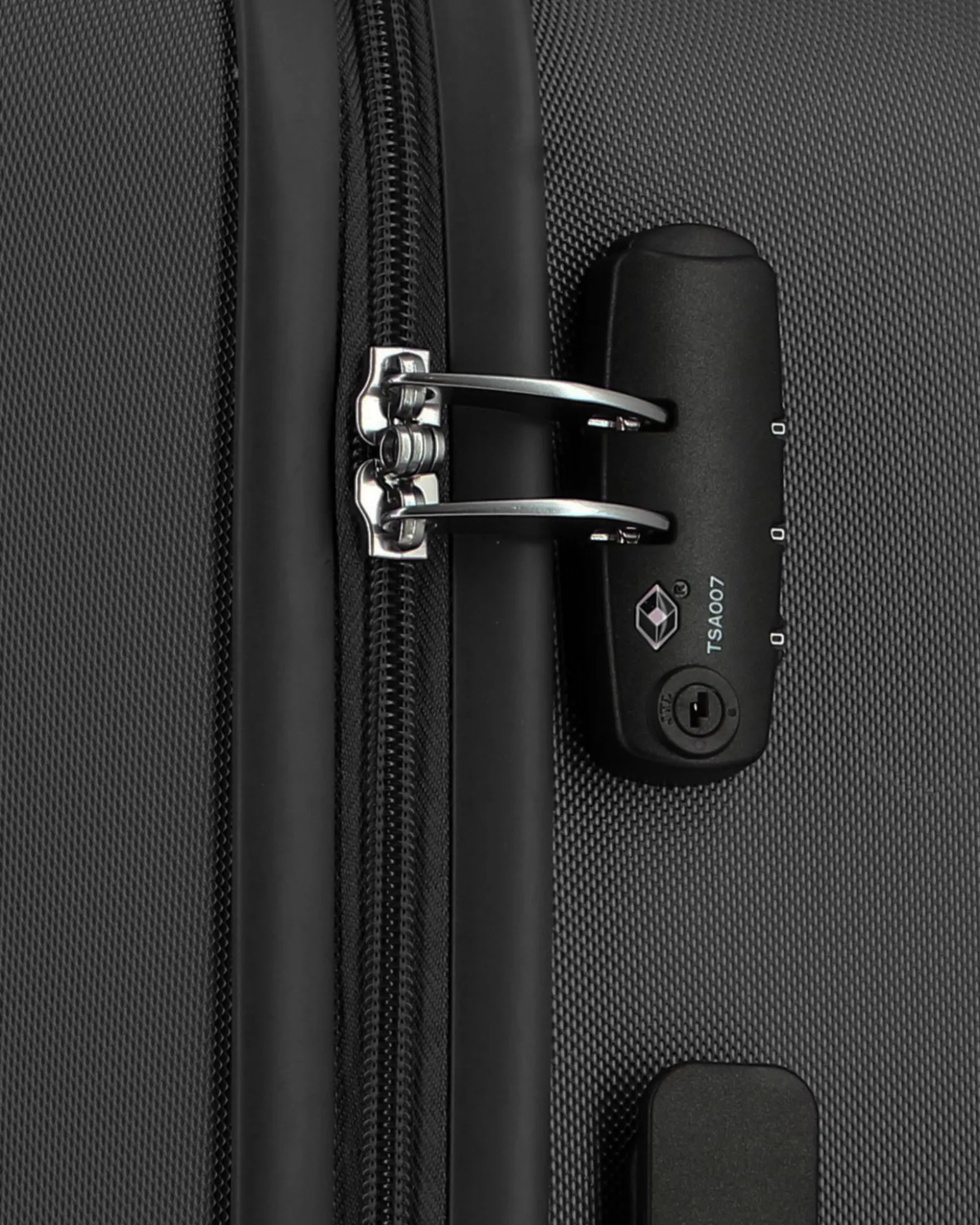 AMERICAN TOURISTER - TROLLEY NERO IN ABS 4 RUOTE CON COMBINAZIONE TSA