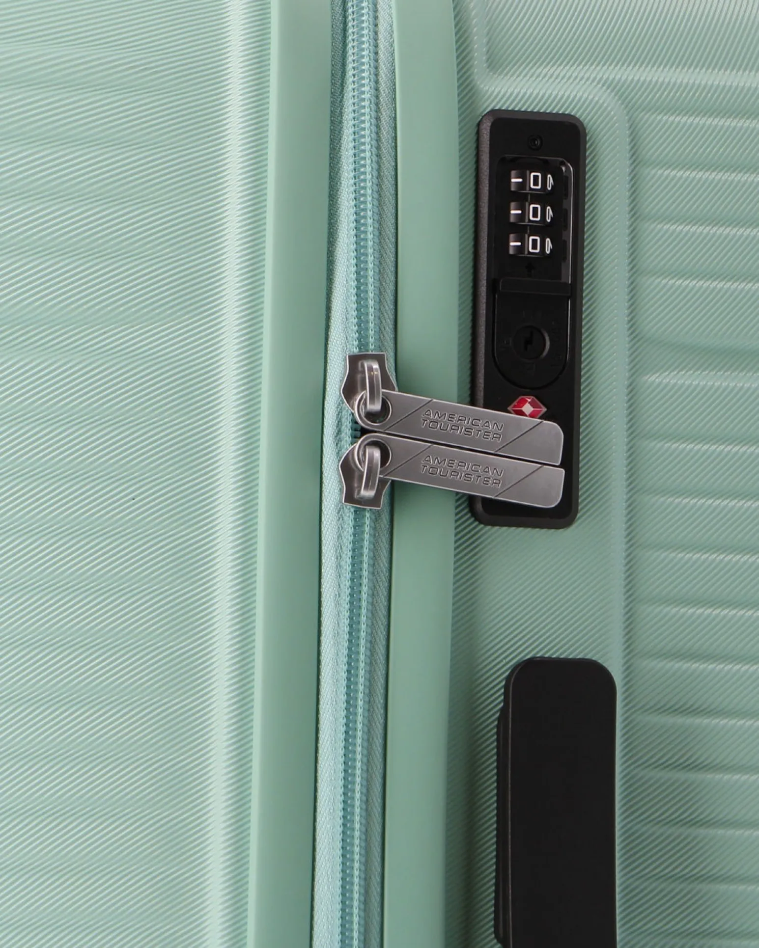 AMERICAN TOURISTER - TROLLEY VERDE IN ABS 4 RUOTE CON COMBINAZIONE TSA