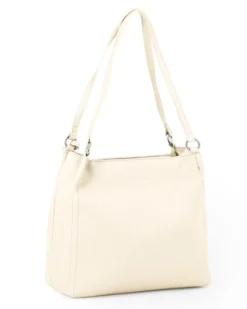 ANNES NICOLE - Borsa sacca crema con ciondolo removibile