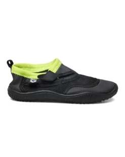 ARENA - Scarpe da scoglio bambino nere e verde lime ad asciugatura rapida, numerata 30/35
