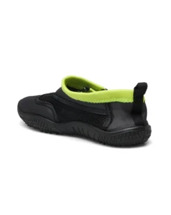 ARENA - Scarpe da scoglio bambino nere e verde lime ad asciugatura rapida, numerata 30/35