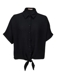 BACHATA - Camicia a manica corta nera