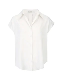 BACHATA - Camicia smanicata bianca