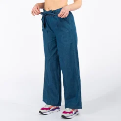 BACHATA - DONNA PANTA PALAZZO DENIM CON FIUSCIACCA