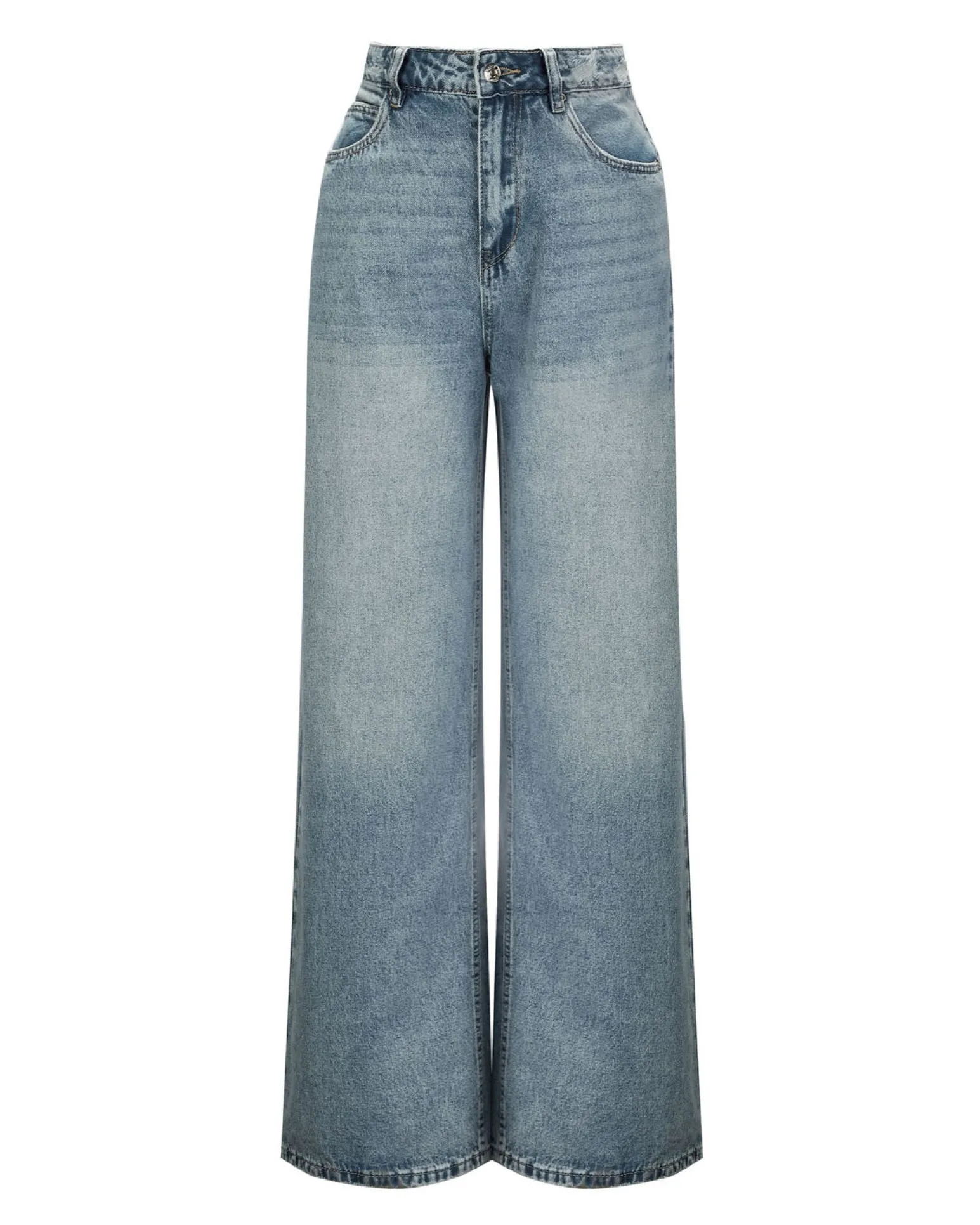 BACHATA - JEANS DONNA WIDE LEG A VITA ALTA