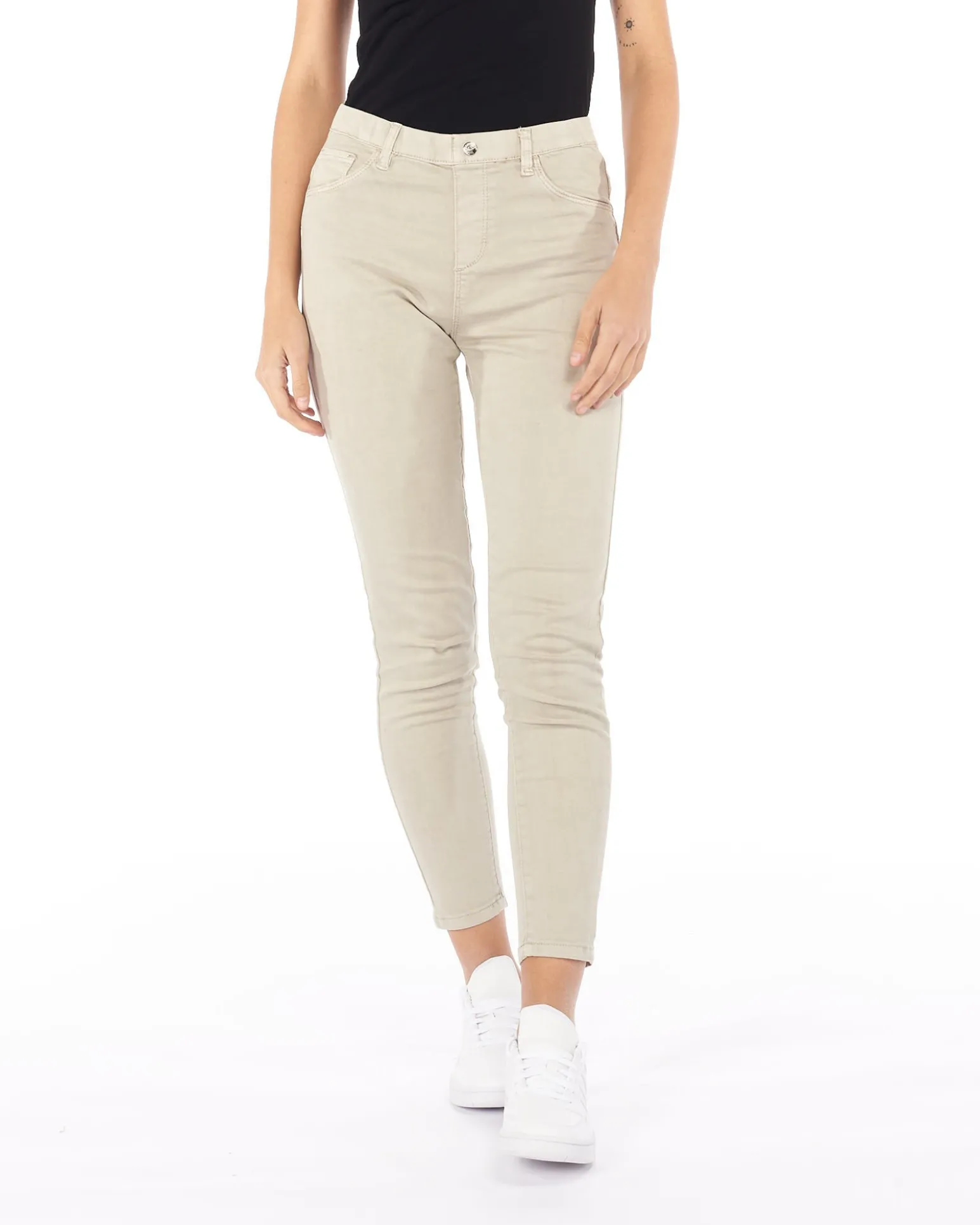 BACHATA - PANTALONE COTONE FINTO 5TASCHE