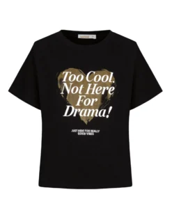 BACHATA - Tshirt manica corta con stampa beige
