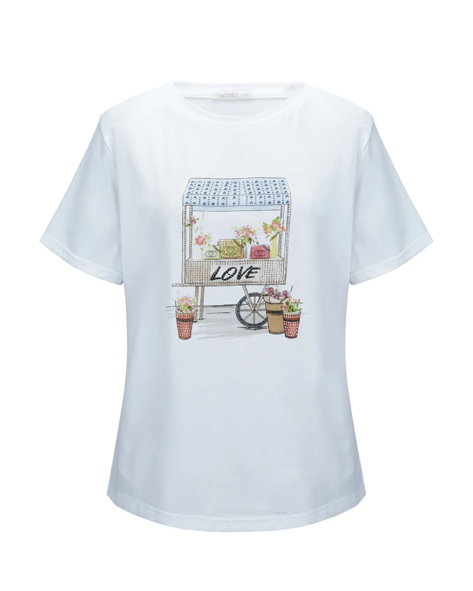 BACHATA - Tshirt manica corta con stampa