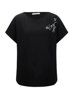 BACHATA - Tshirt manica corta con scritta