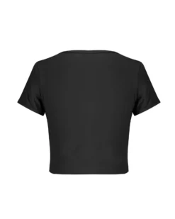 BACHATA - Tshirt manica corta nera