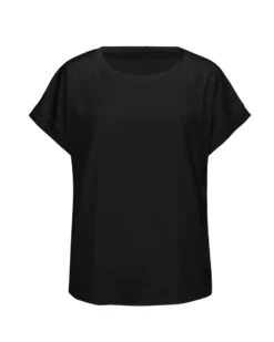 BACHATA - Tshirt manica corta nera