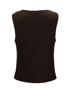 BACHATA - Tshirt smanicata con dettaglio metallico
