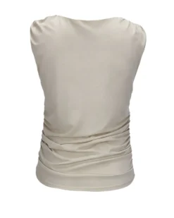 BACHATA - Tshirt smanicata con dettaglio ad anello