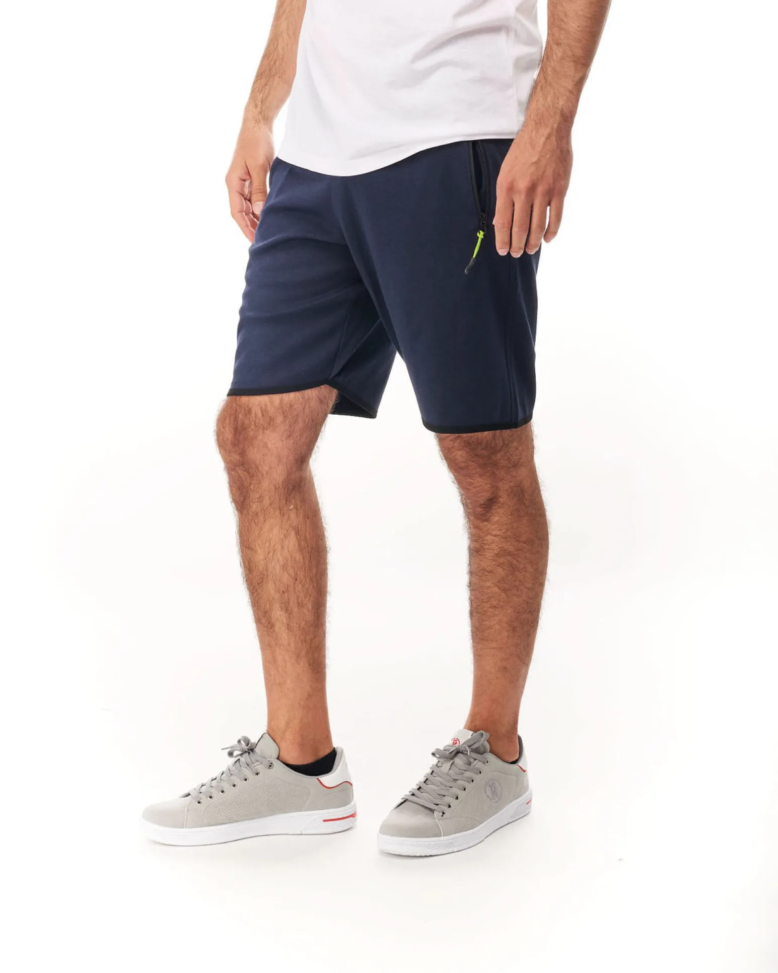 BERMUDA IN FELPA CON ZIP