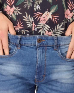 BERMUDA JEANS 5 TASCHE