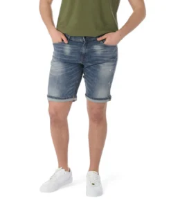 BERMUDA JEANS 5 TASCHE SABBIATO MEDIO