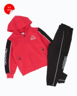 BIMBO TUTA FULL ZIP CON CAPPUCCIO