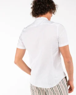 BLUE LEMON - CAMICIA MANICA CORTA LINO