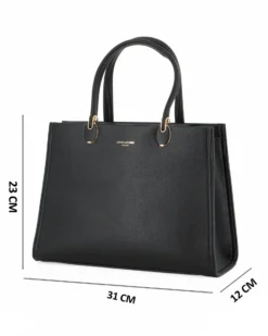 BORSA A MANO 2MANICI SAFFIANO
