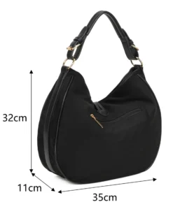 BORSA A SPALLA C/PENNACCHIO A FRANGE