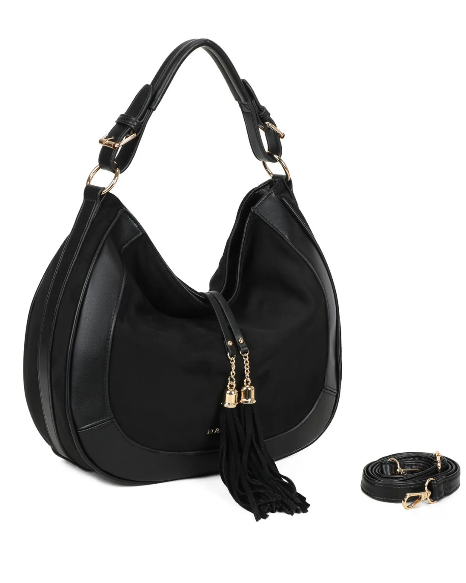 BORSA A SPALLA C/PENNACCHIO A FRANGE
