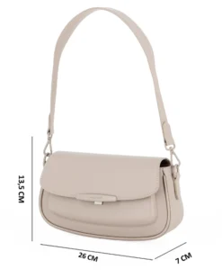 BORSA A SPALLA C/TRACOL.+CHIUSURA SCATTO
