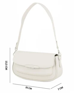 BORSA A SPALLA C/TRACOL.+CHIUSURA SCATTO
