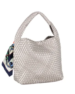 BORSA A SPALLA 1MAN.INTRECC. C/FOULARD