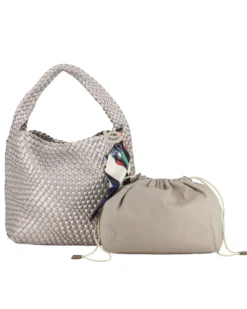 BORSA A SPALLA 1MAN.INTRECC. C/FOULARD