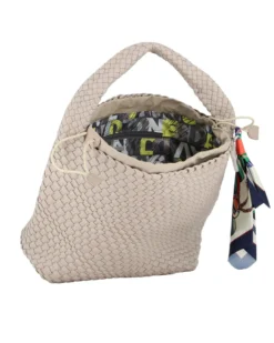 BORSA A SPALLA 1MAN.INTRECC. C/FOULARD