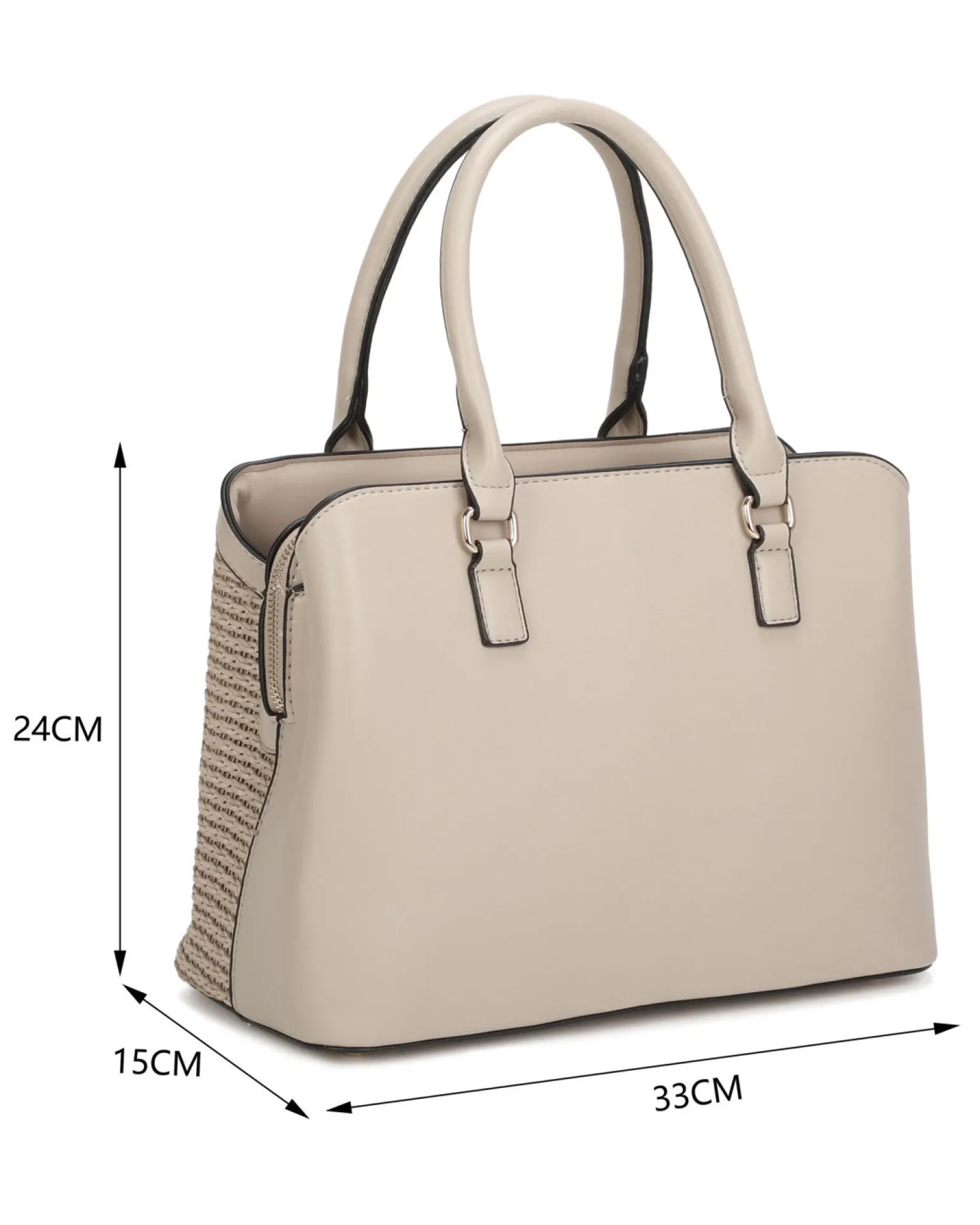 BORSA 2MANICI IN PAGLIA