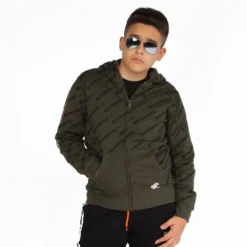 BOY FELPA FULL ZIP CON CAPPUCCIO