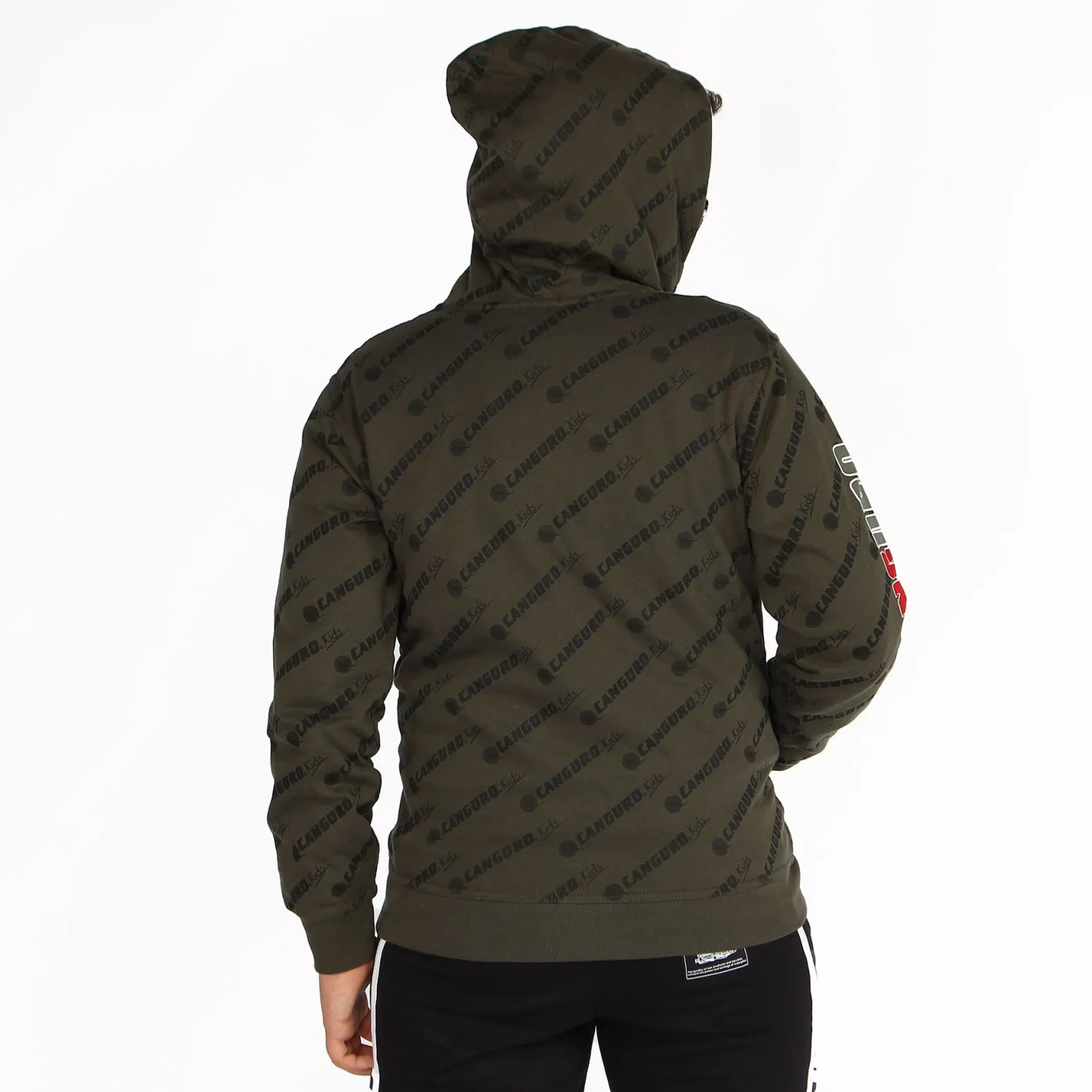 BOY FELPA FULL ZIP CON CAPPUCCIO