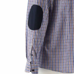 BREZZA DI MARE - CAMICIA MANICA LUNGA QUADRO CON TOPPA