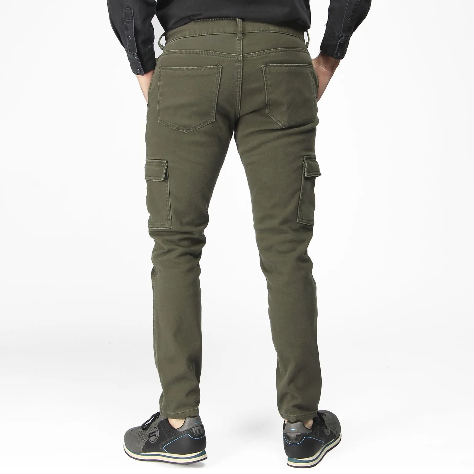 BREZZA DI MARE - OLIVER PANTALONE FOFERATO IN PILE