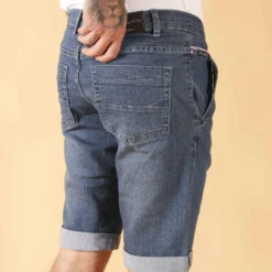 BREZZA DI - UOMO BERMUDA JEANS STRETCH