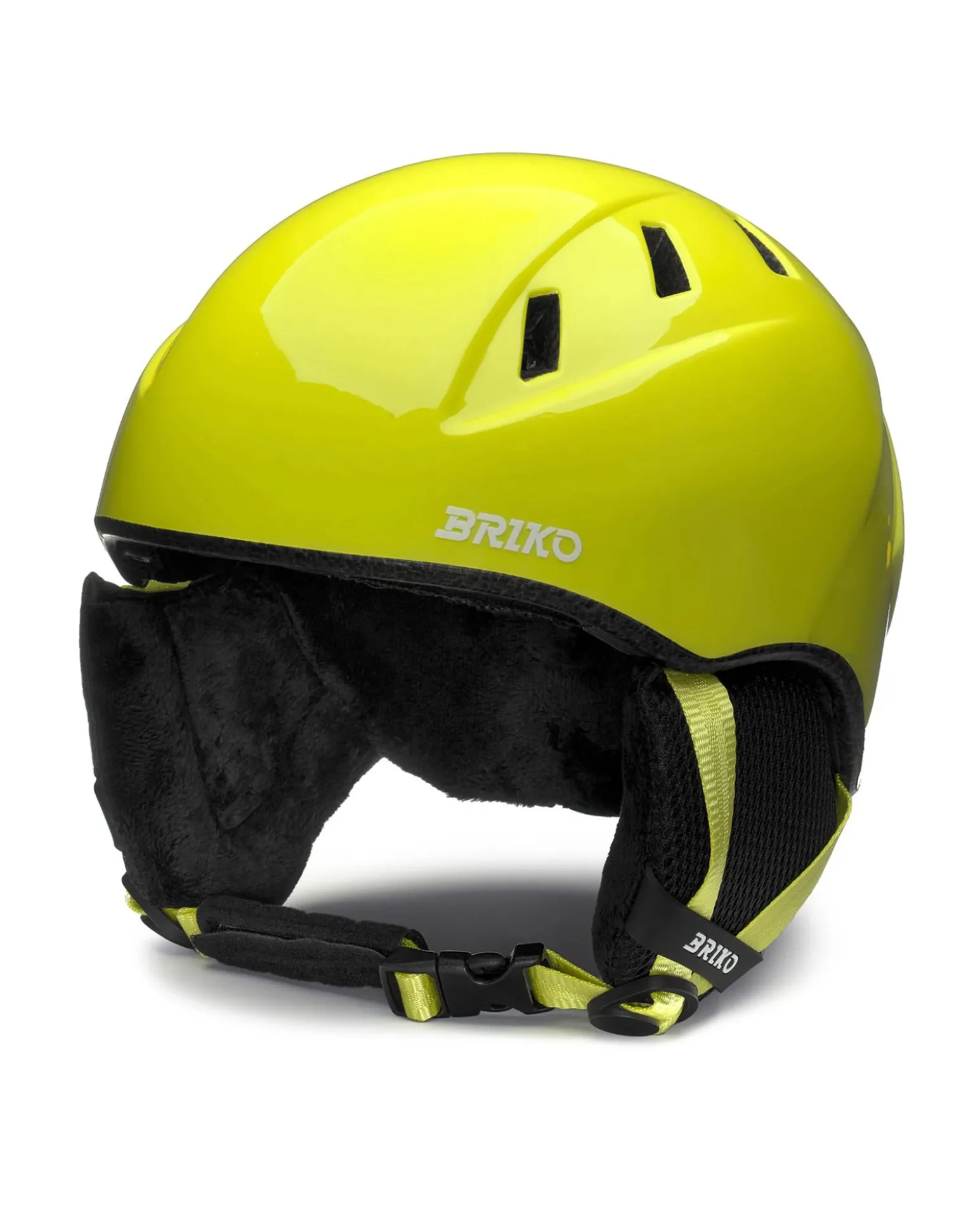 BRIKO - Casco sci da bambino MAKALU verde fluo