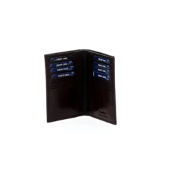 BROKER'S- Portafoglio tasconcino in VERA PELLE con porta carte di credito e scomparto banconote