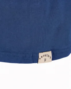 BROKER'S - Tshirt mezza manica con taschino e stampa