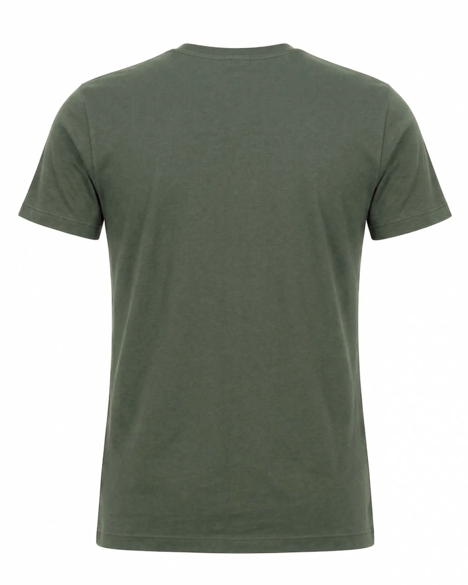 BROKER'S - Tshirt mezza manica con scollo a girocollo BAMBOO verde