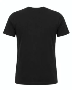 BROKER'S - Tshirt mezza manica con scollo a girocollo BAMBOO nero