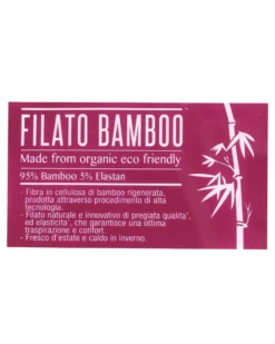 BROKERS - Tshirt mezza manica scollo a V in BAMBOO bordeaux